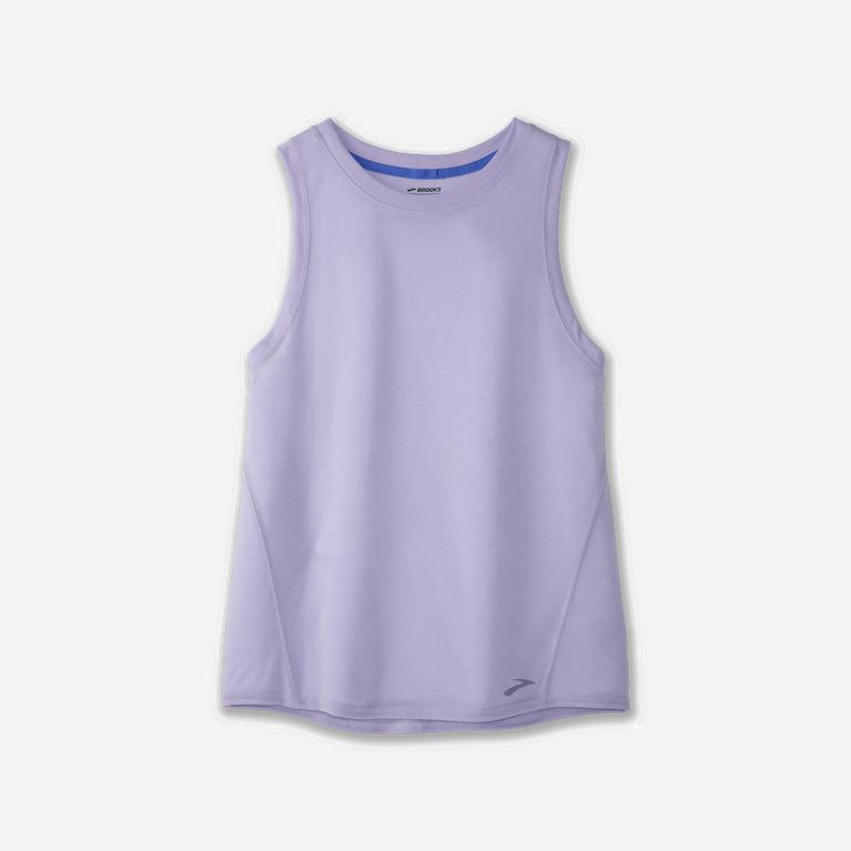 Brooks Distance Hardlooptanktop voor Dames Zwart (REZTK-4705)